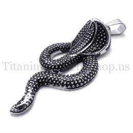 Black King Cobra Titanium Pendant