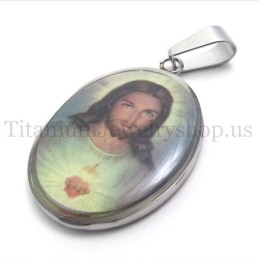 Jesus Series Titanium Pendant