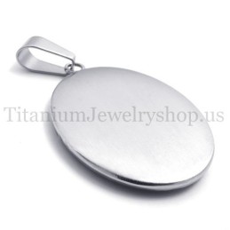 Madonna And Jesus Series Pure Titanium Pendant