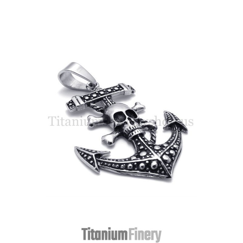 Anchor Of Pirate Ship Titanium Pendant Anchor Of Pirate Ship Titanium Pendant