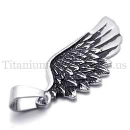 Wings Model Men's Pure Titanium Pendant
