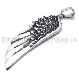 Wings Model Men's Pure Titanium Pendant