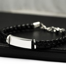 Fine Edition Titanium Leather Bracelet
