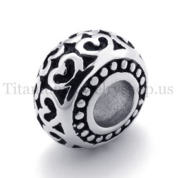 Drum Model Fortunate Bead Titanium Pendant