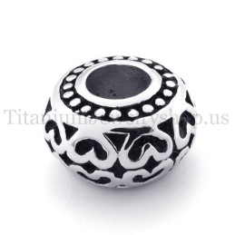 Drum Model Fortunate Bead Titanium Pendant
