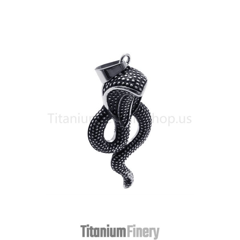 New Classical King Cobra Titanium Pendant New Classical King Cobra Titanium Pendant