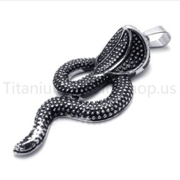 New Classical King Cobra Titanium Pendant