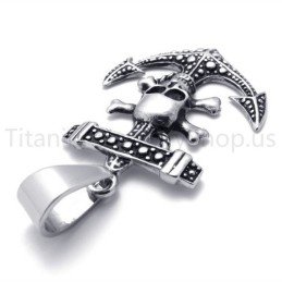 New Classical Pirate Ship'S Anchor Titanium Pendant
