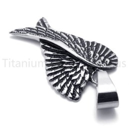 New Classical Devil Wing Titanium Pendant