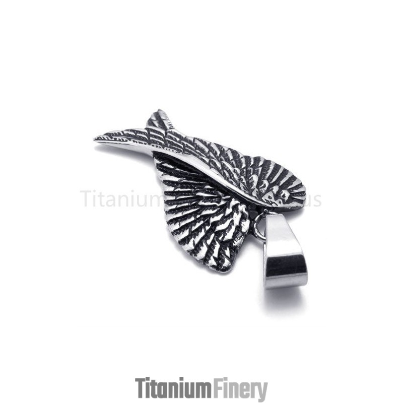 New Classical Devil Wing Titanium Pendant New Classical Devil Wing Titanium Pendant
