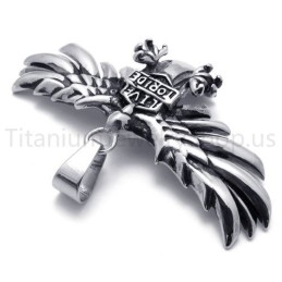 New Classical Eagle Titanium Pendant