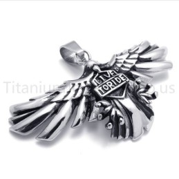 New Classical Eagle Titanium Pendant