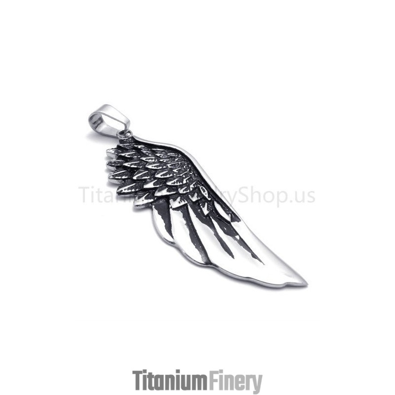 New Classical Devil Wing Titanium Pendant New Classical Devil Wing Titanium Pendant