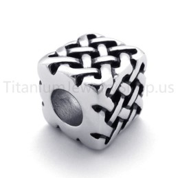 New Classical Cube Titanium Pendant