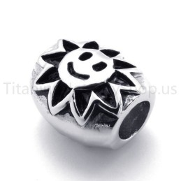 New Classical Sunflower Titanium Pendant