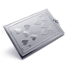 New Silvery Playing Card Titanium Pendant(10)