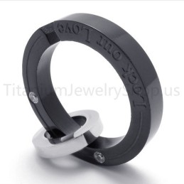 New Fracture Ring Titanium Pendant