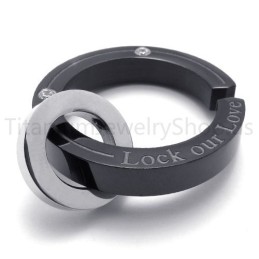 New Fracture Ring Titanium Pendant