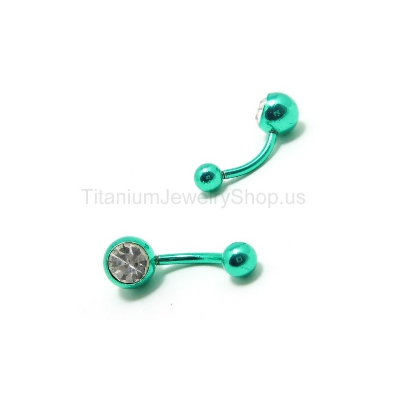 Mini Titanium Inlayed Diamond Earrings