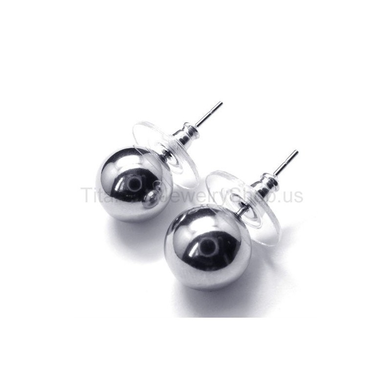 Polished Camera Titanium Earrings Polished Camera Titanium Earrings
