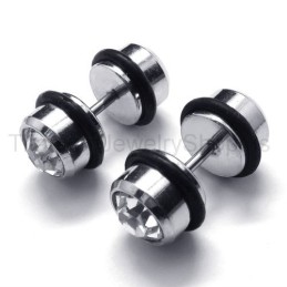Titanium Barbell Earrings