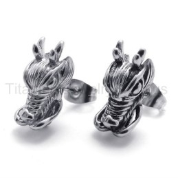 Dragon Titanium Earrings