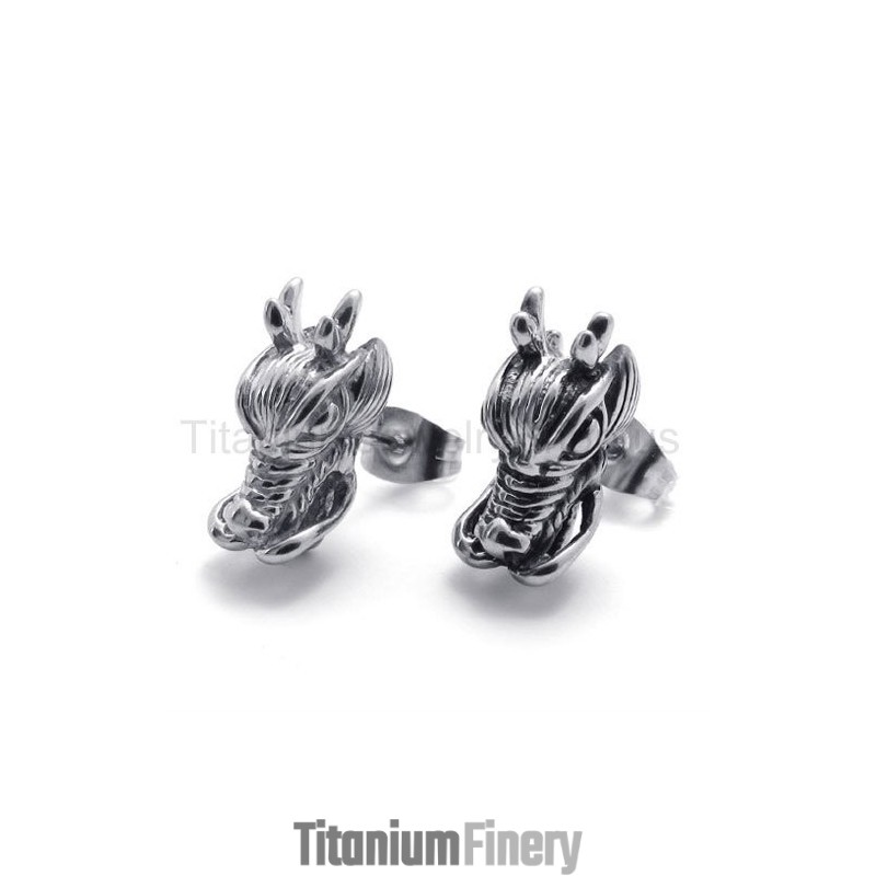Dragon Titanium Earrings Dragon Titanium Earrings