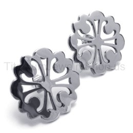 Cute Flower Titanium Earrings
