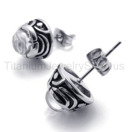 Retro Titanium Earrings