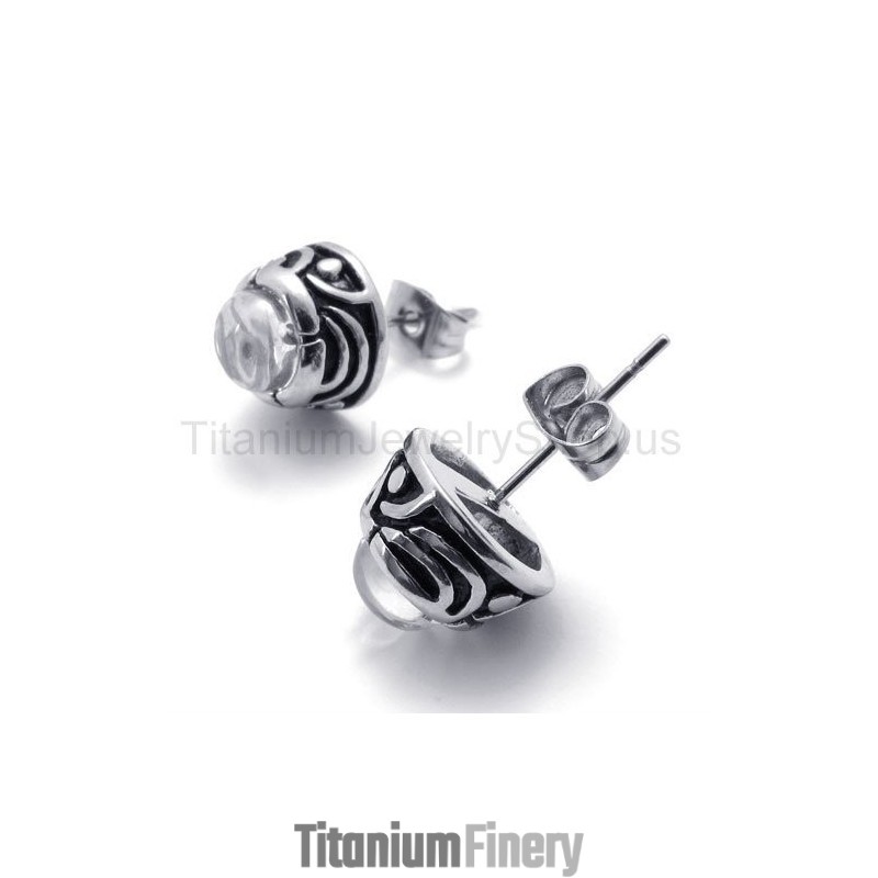 Retro Titanium Earrings Retro Titanium Earrings