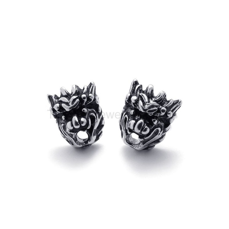 Retro Lion Cool Titanium Earrings Retro Lion Cool Titanium Earrings