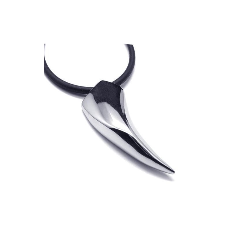 Man Exclusive Polished Pure Titanium Pendant