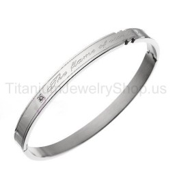 The Flame Of Our Love Titanium Lovers Bracelets