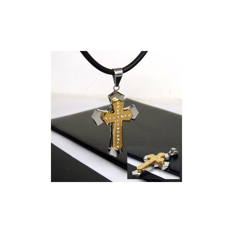 Exclusive Man Cross Pure Titanium Pendant-Free Chain