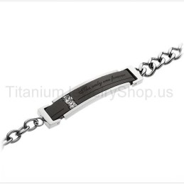 The Only One Forever Titanium Lovers Bracelets