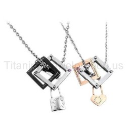Love Forever Titanium Lovers Pendants