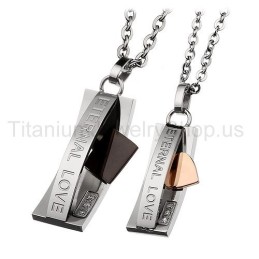 Eternal Love Titanium Lovers Pendants