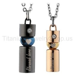 Eternal Love Titanium Lovers Pendants