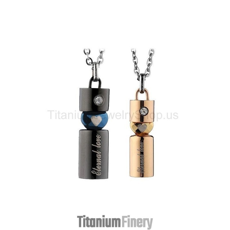 Eternal Love Titanium Lovers Pendants Eternal Love Titanium Lovers Pendants