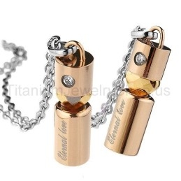 Eternal Love Titanium Lovers Pendants