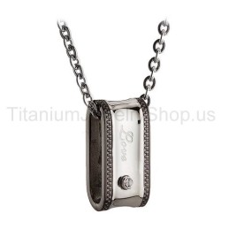 Love Titanium Lovers Pendants