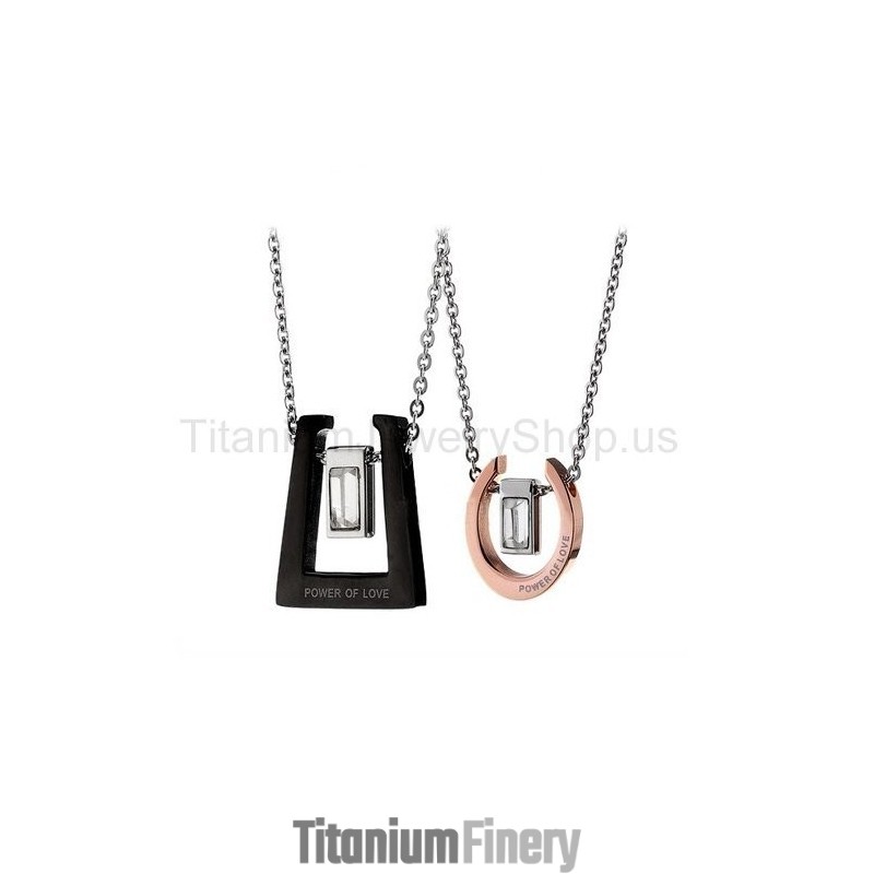 Power Of Love Titanium Lovers Pendants Power Of Love Titanium Lovers Pendants