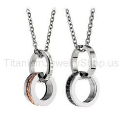 Eternal Love Titanium Lovers Pendants