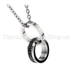 Eternal Love Titanium Lovers Pendants