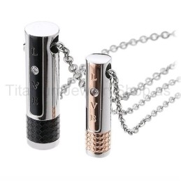 Love Titanium Lovers Pendants