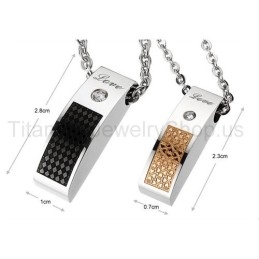 Love Titanium Lovers Pendants