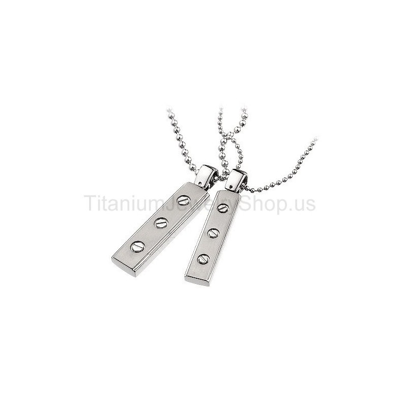 Pure Titanium Lovers Pendants Pure Titanium Lovers Pendants