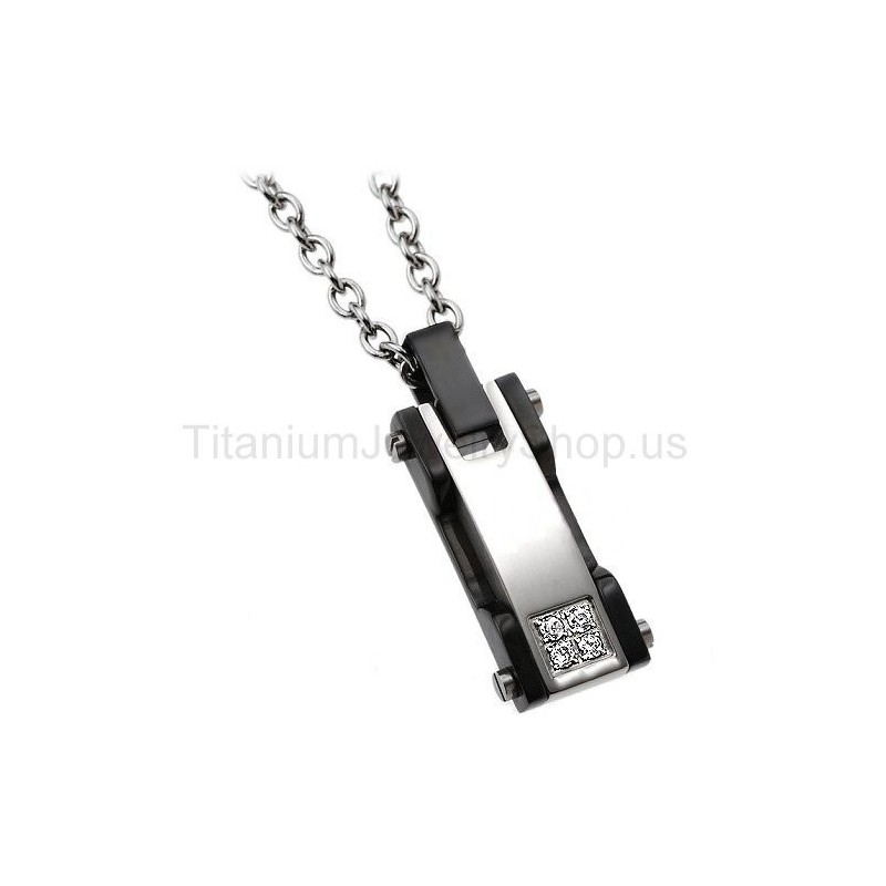 Black Titanium Pendant Black Titanium Pendant