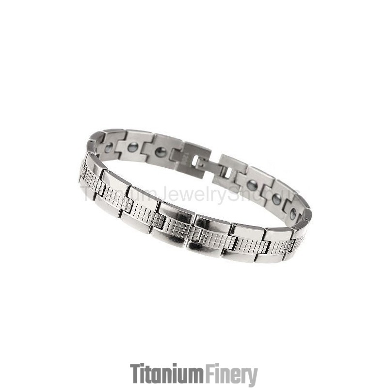 8.5 Inches Mens Titanium Bracelet