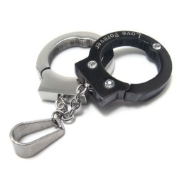 Noble Man Love Handcuff Pure Titanium Necklace Pendant